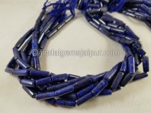 Lapis Smooth Tube Beads